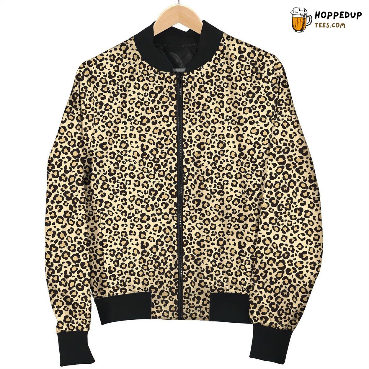 Cheetah Light Pattern Bomber Jacket