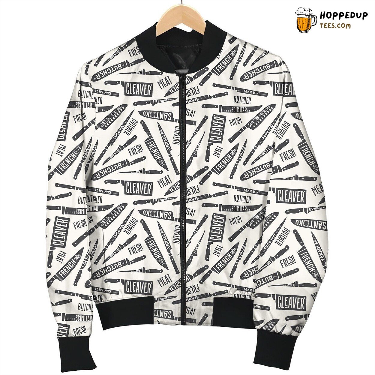 Chef Full Type Of Knife Bomber Jacket