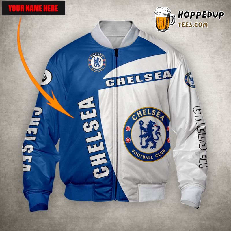 Chelsea FC Personalized Name Custom Stylish Bomber Jacket Series