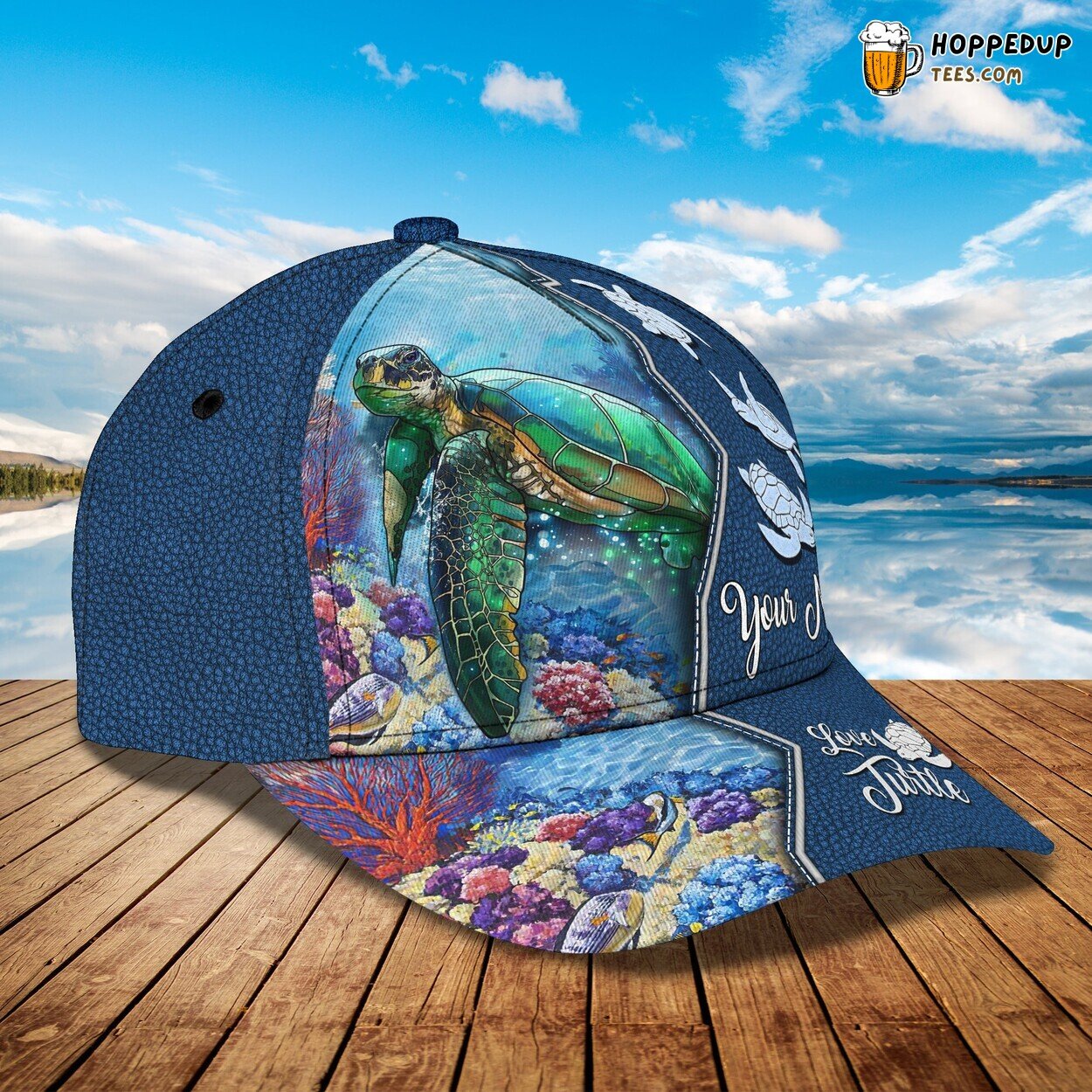 Cherish the Affection for Turtles Personalized 3D Classic Cap Passion