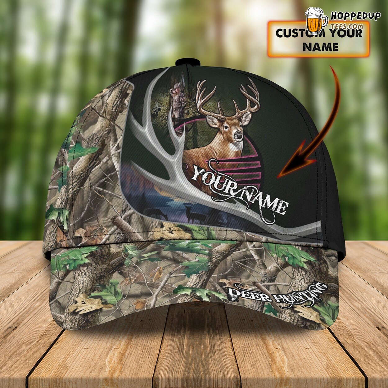 Cherish the Joy of Deer Hunting Personalized 3D Classic Cap Passion