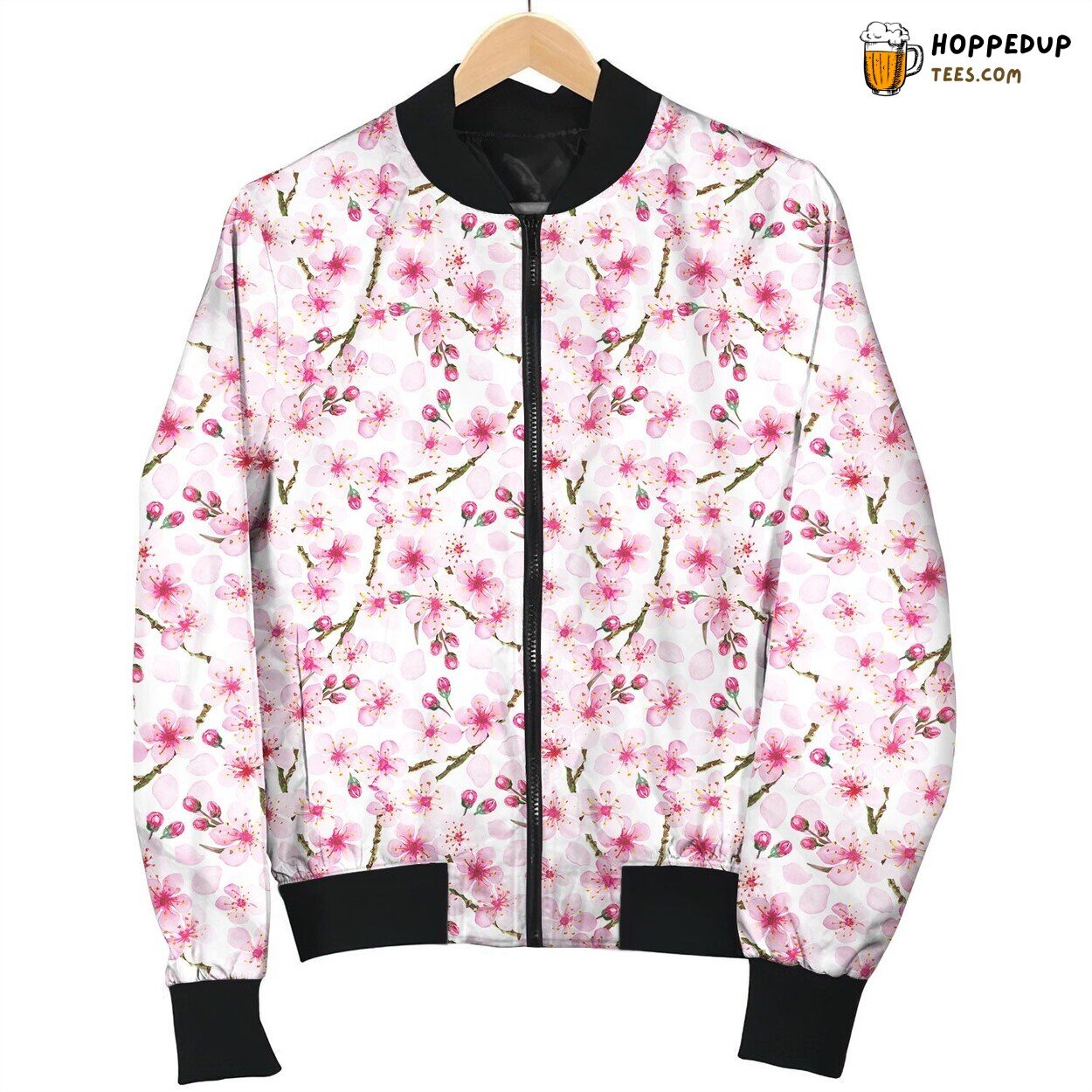 Cherry Blossom Pink Beauty Bomber Jacket