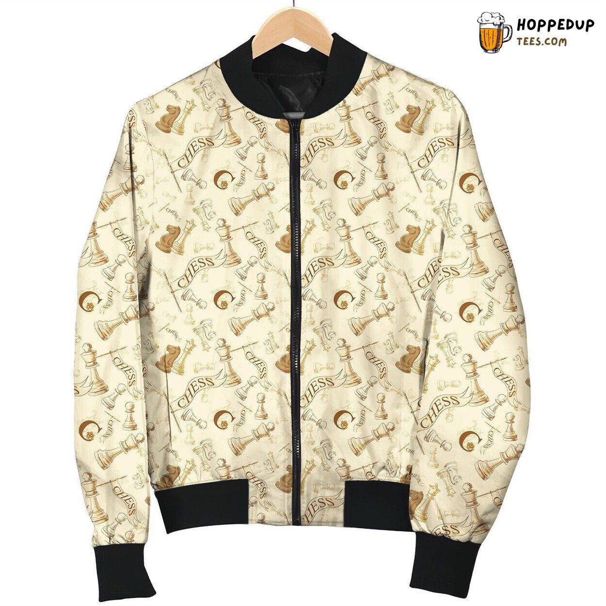 Chess Brown Great Bomber Jacket