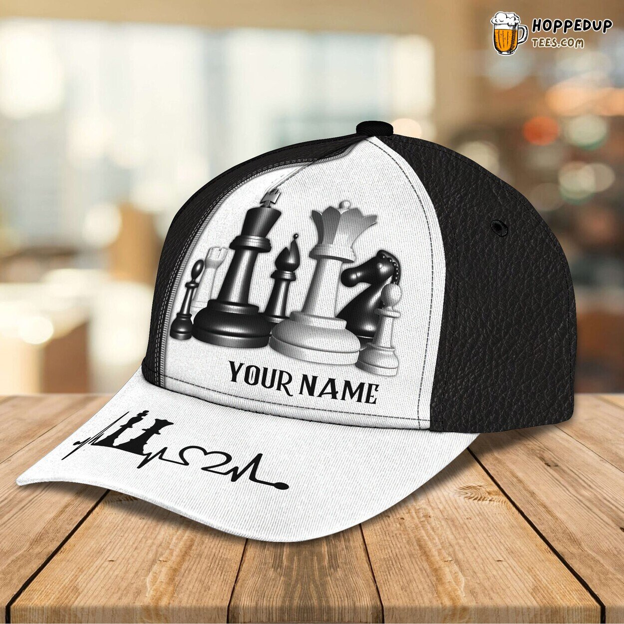 Chess Classic 3D Cap Personalized Name Unique Premium Edition Series