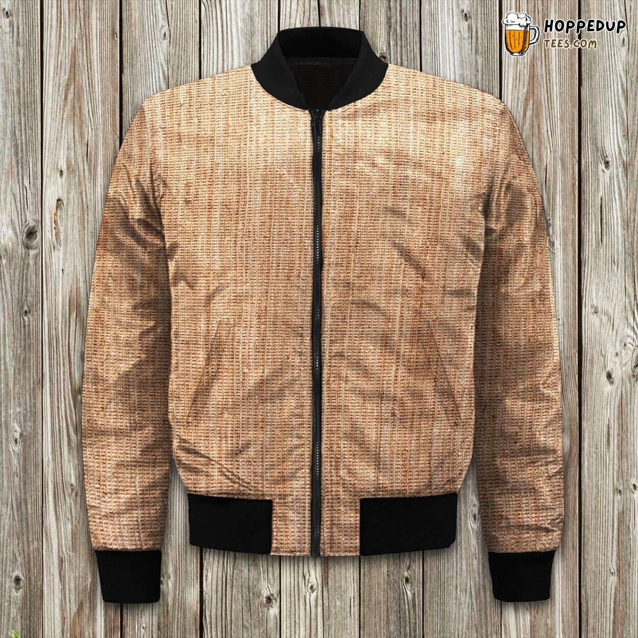 Chester Jute Hand Woven Bomber Jacket