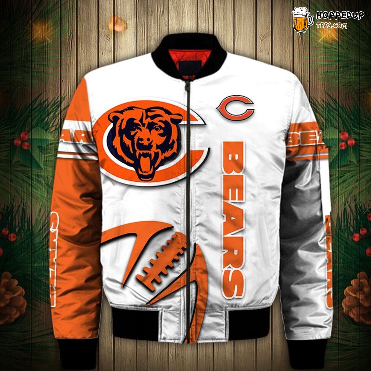 Chicago Bears Balls Graphic Bomber Jacket Ultimate Fan’s Dream Edition
