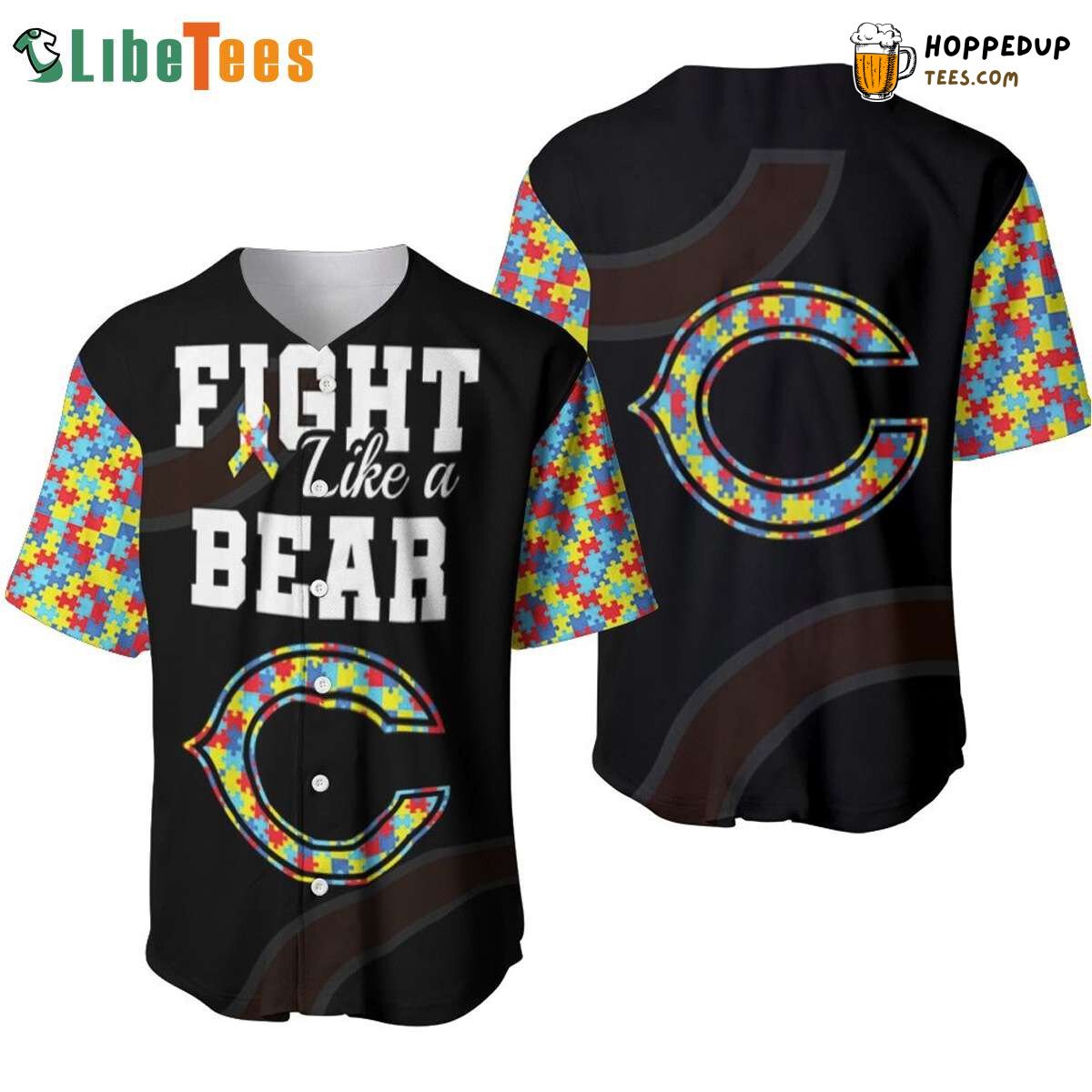 Chicago Bears Baseball Jersey Inspirational Fight Theme