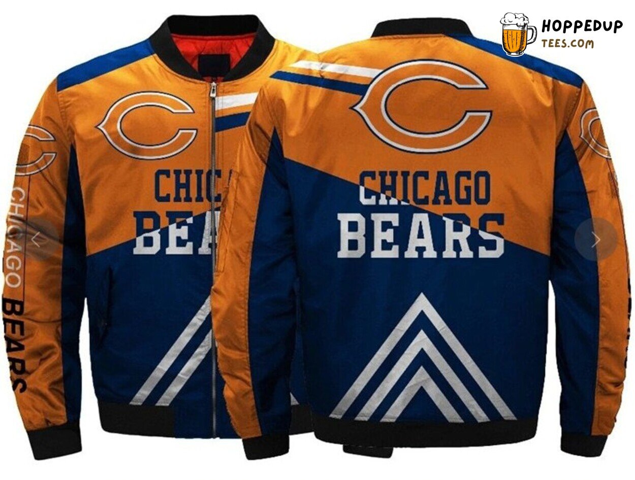 Chicago Bears Essential Winter Bomber Jacket Protective Men’s Special Gift