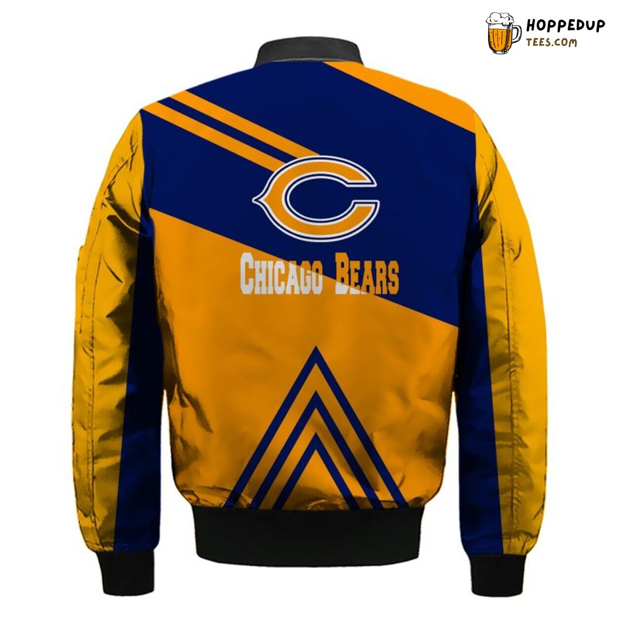 Chicago Bears NFL Orange Bomber Jacket Unique Distinct Style