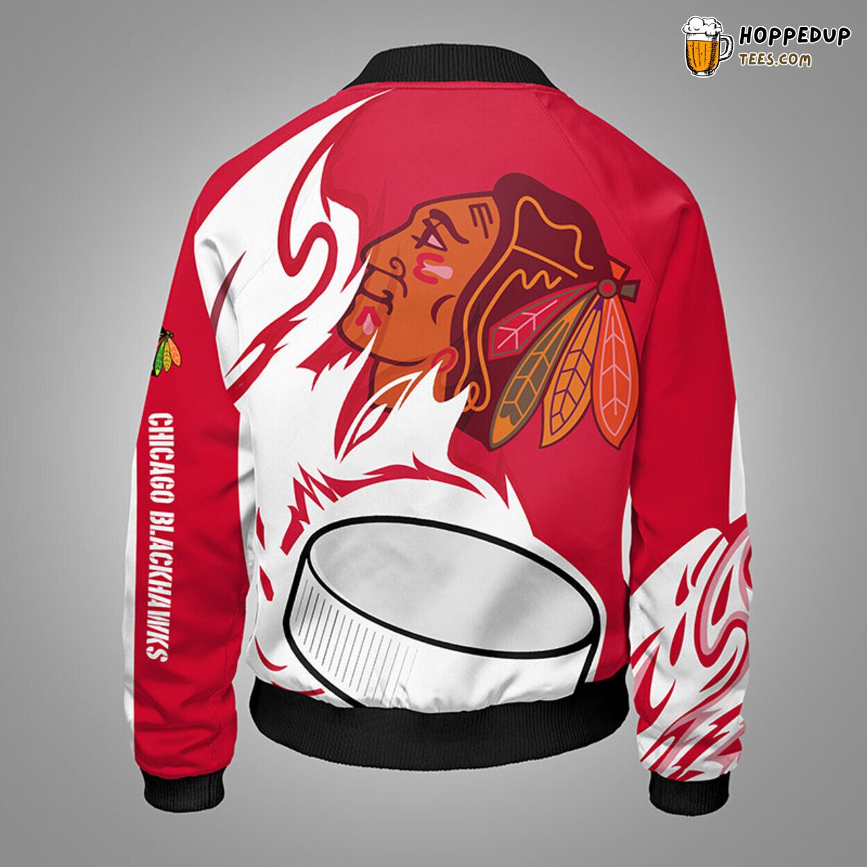 Chicago Blackhawks NHL Red Unisex Distinct Bomber Jacket Stylish Design