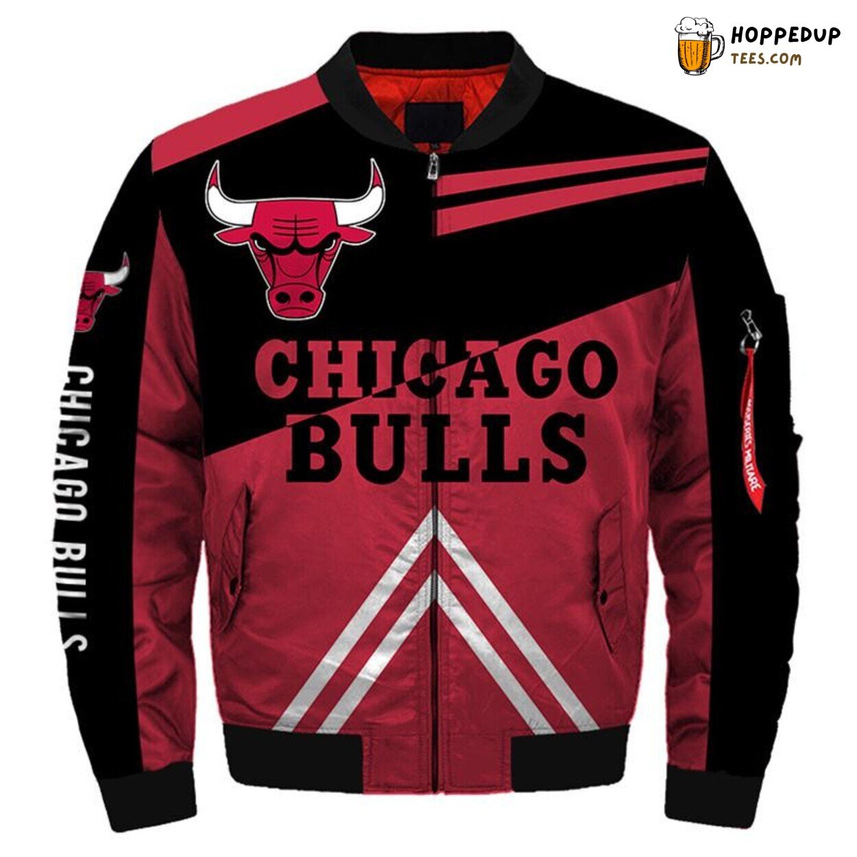 Chicago Bulls NBA Men Bomber Jacket Classic Series Sale Sporty Design Look