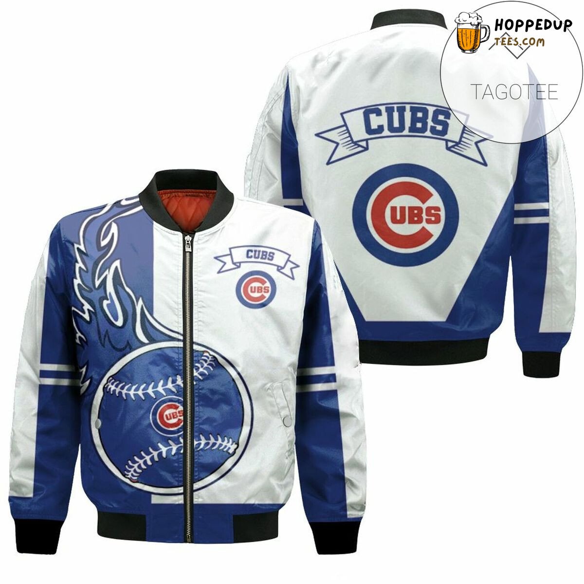 Chicago Cubs MLB Heritage Inspired Bomber Jacket Windy City Fans