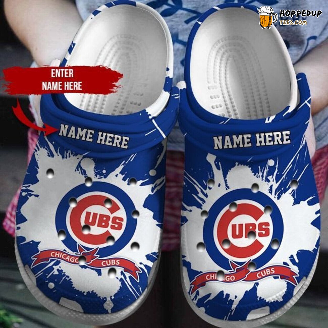 Chicago Cubs Personalized Crocbland Unique Design Clog 50609Tp