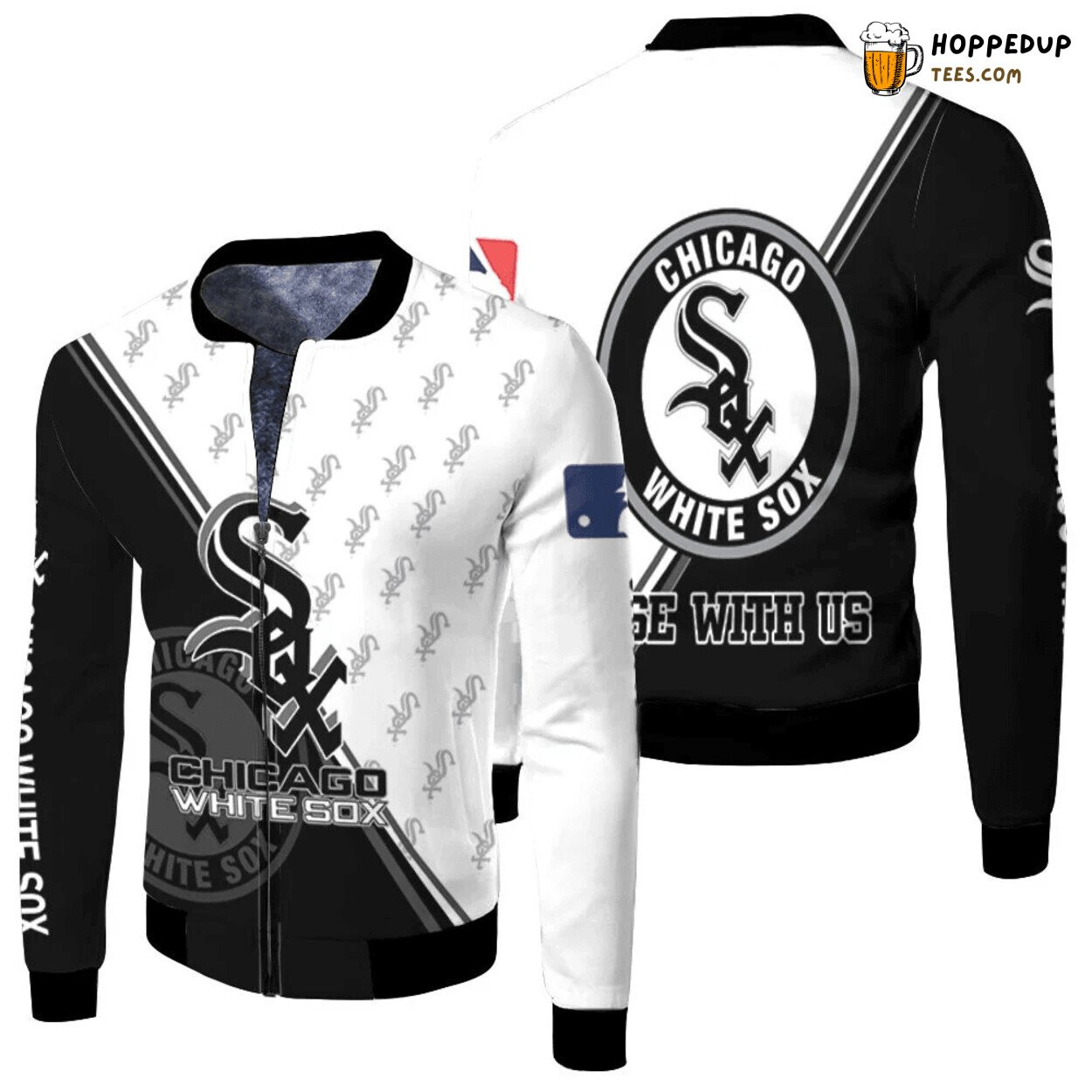 Chicago White Sox Fan Edition MLB Authentic Bomber Jacket Style