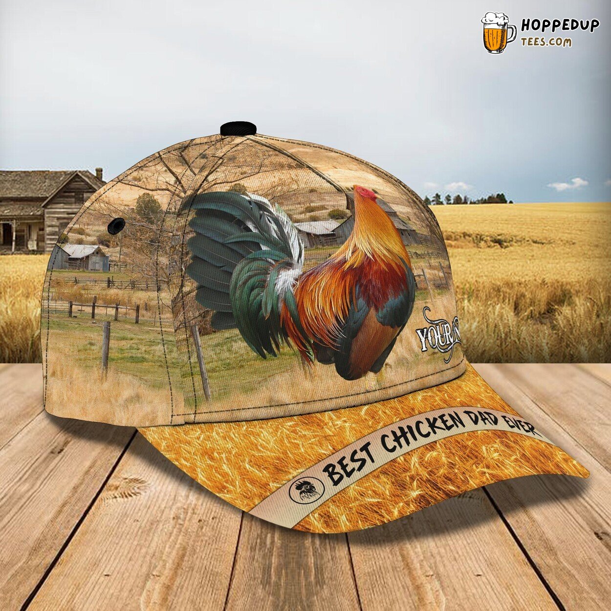 Chicken Affection 3D Classic Cap Personalized Unique Design Name