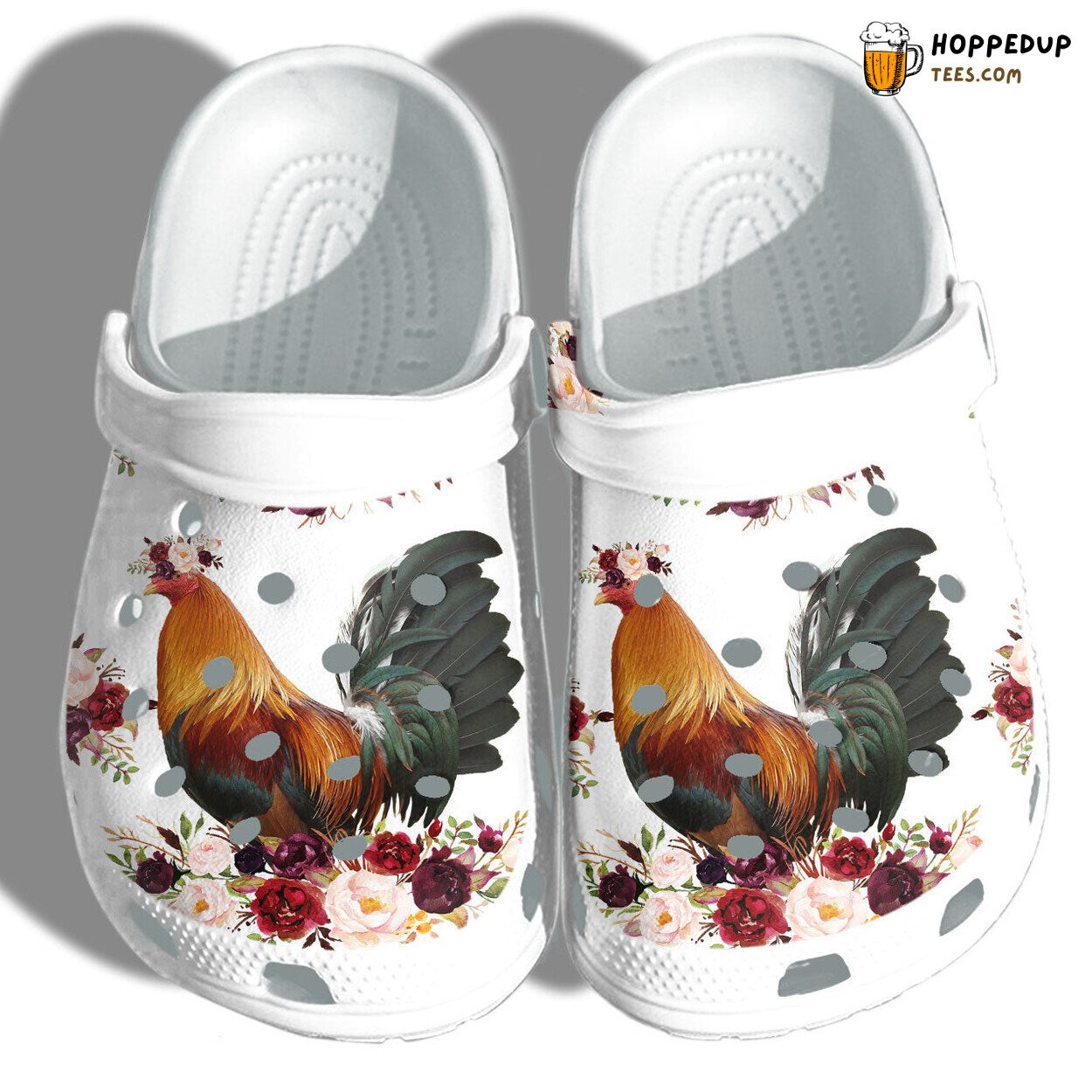 Chicken Flower Cute Farm Loves Chicken Shoes Mothers Day Gifts