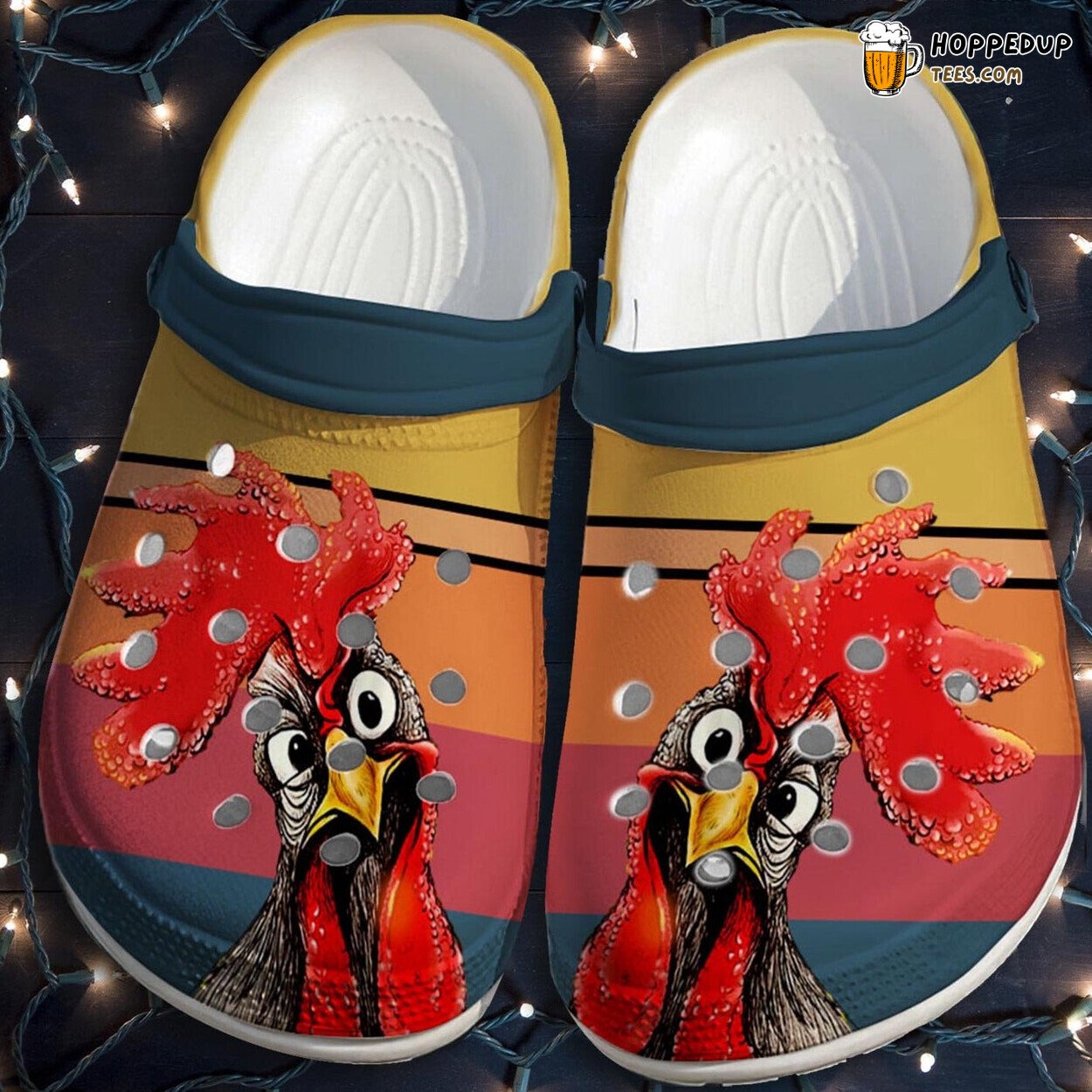 Chicken Funny Father’s Day Gift Husband Humorous Crocbland Clogs