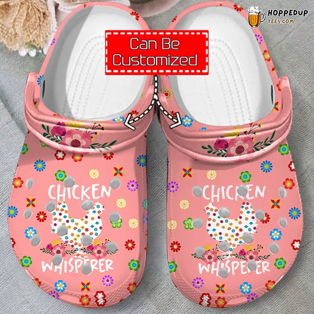 Chicken Whisperer Theme Comfortable Clog Shoes Unique Farm Style Design