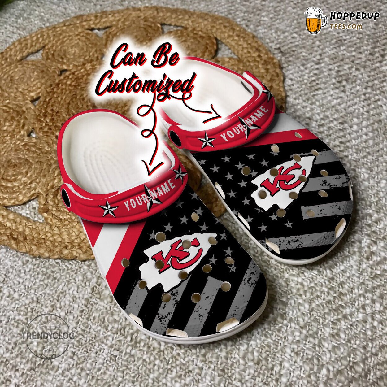 Chiefs Football Personalized Themed Comfortable Unique Clog Shoes
