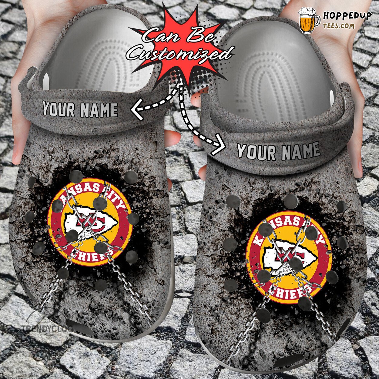 Chiefs Football Personalized Unique Comfortable Clog Shoes