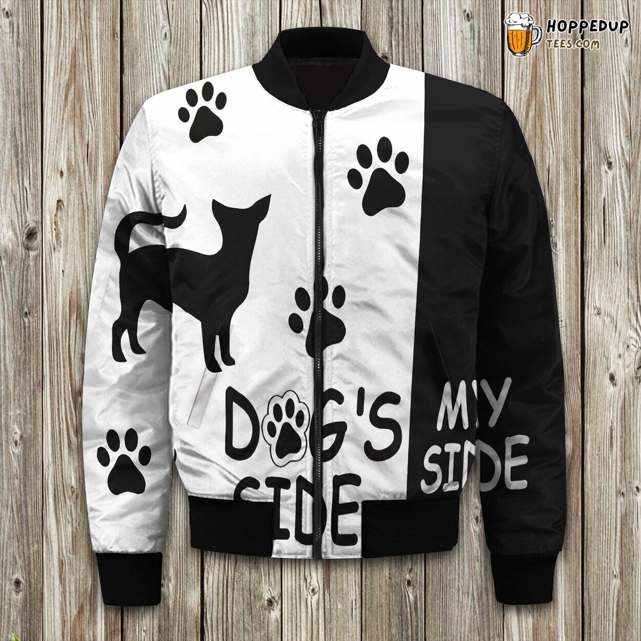 Chihuahua Dog Side My Side Bomber Jacket