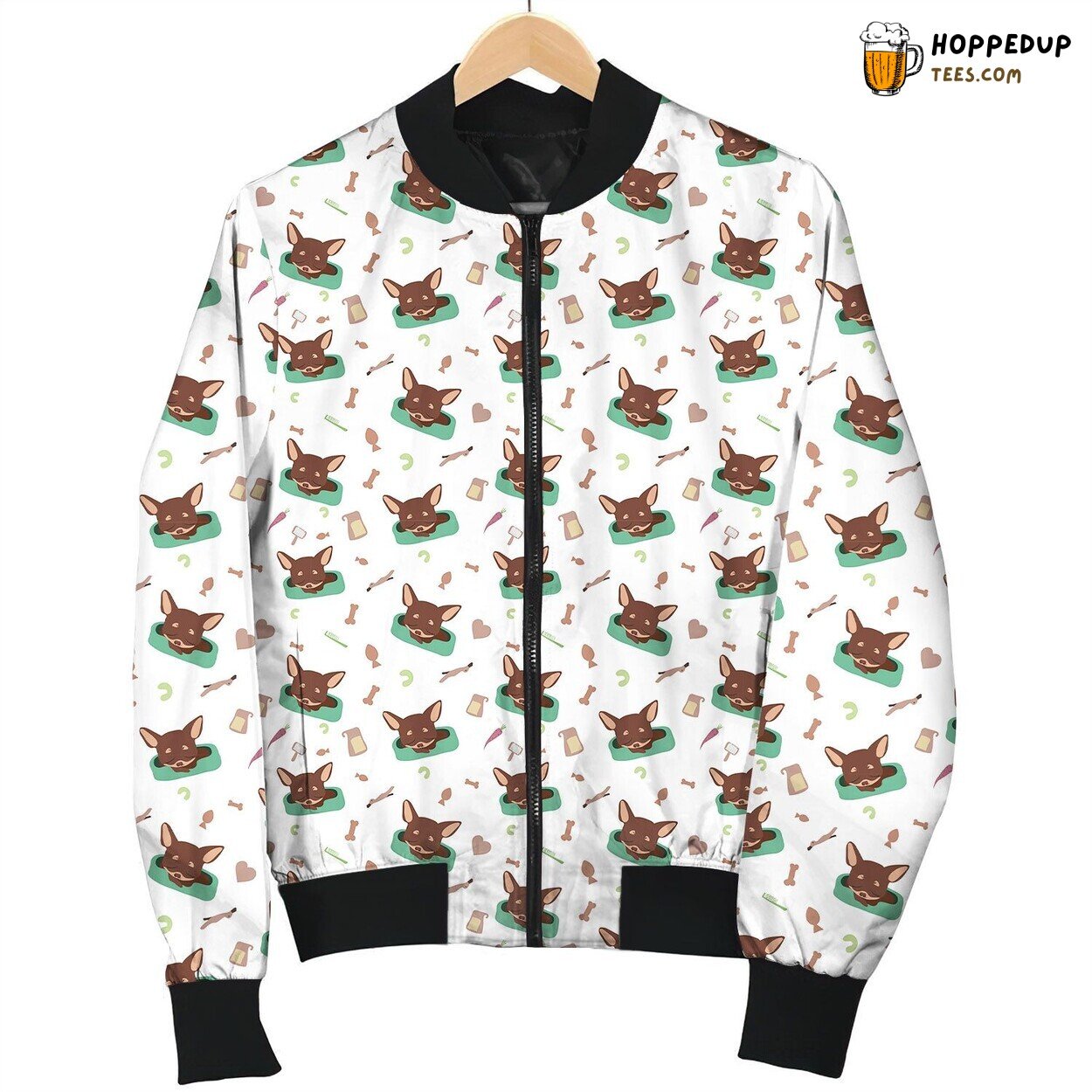 Chihuahua Sleeping Chill Bomber Jacket