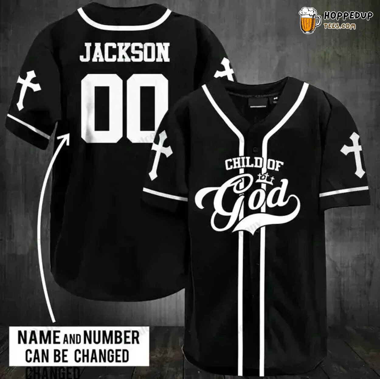 Child of God Jesus Custom Design Baseball Jersey Unique Edition Tee