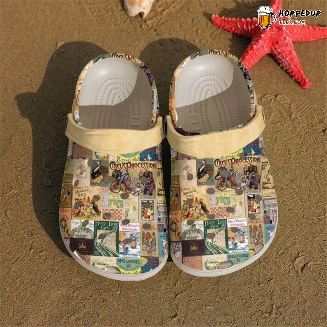 Children Literature’s Books Theme Classic Comfortable Clogs Shoes