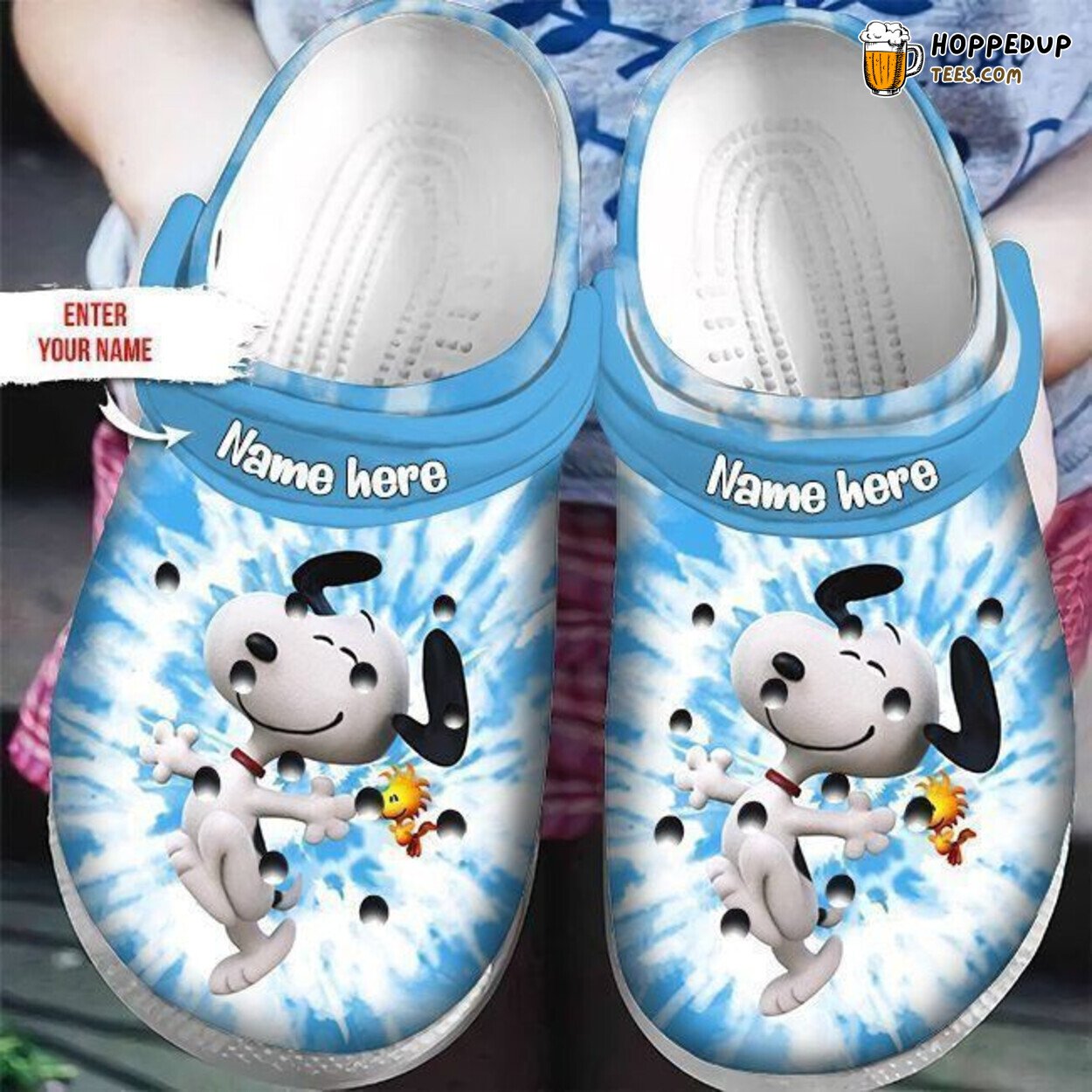 Chill Out Snoopy Cute Themed Comfortable Unique Design Clog Shoes