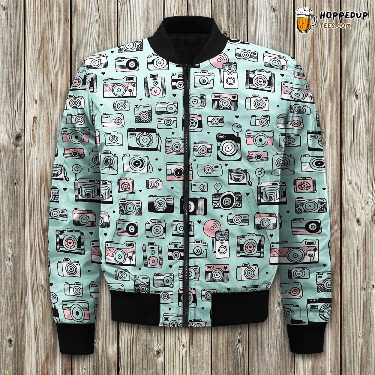 Chow Chow Inspired Winter Bomber Jacket Premium Padding Warmth Ensured