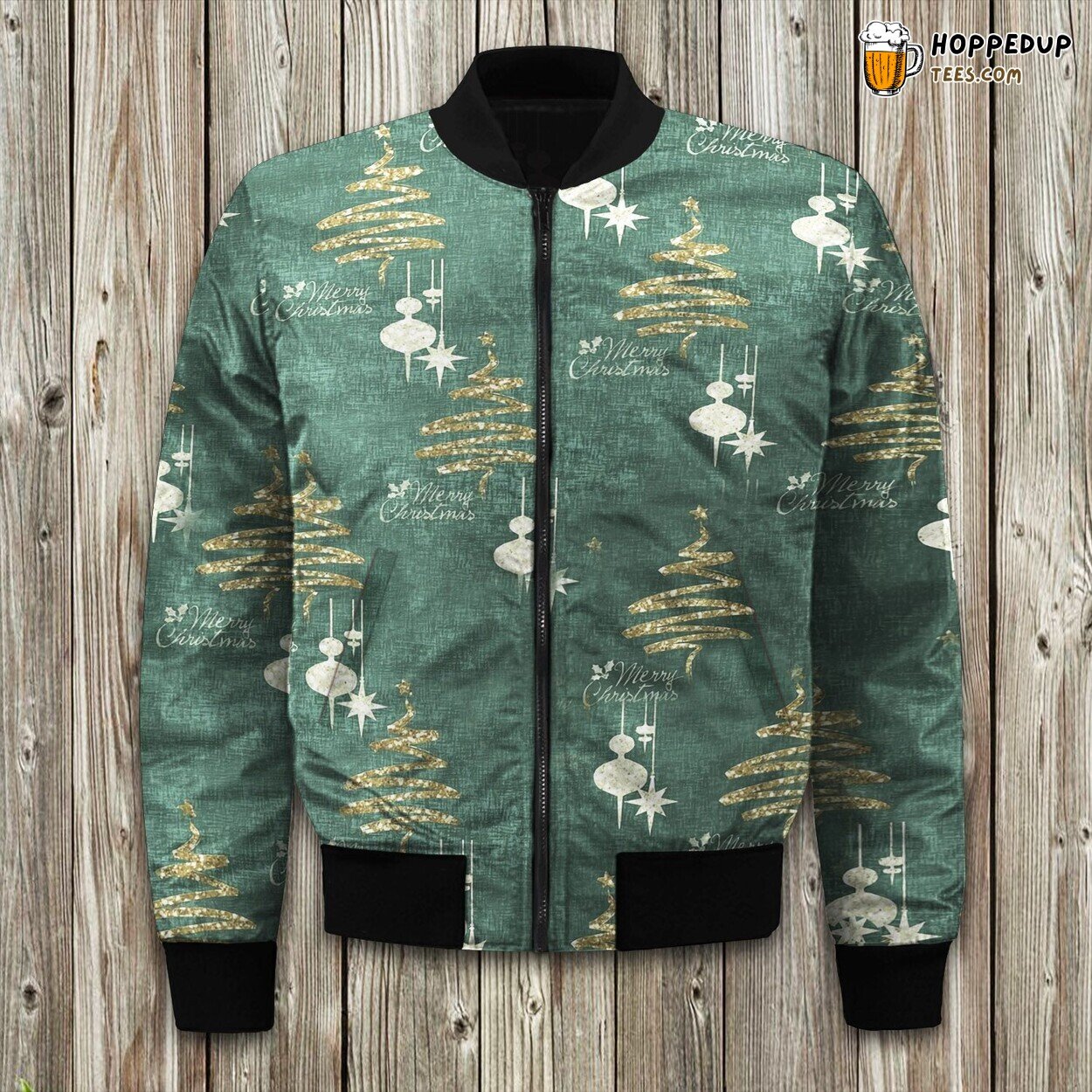 Christmas Celebration Edition Three Winter Bomber Jacket Joyful Design
