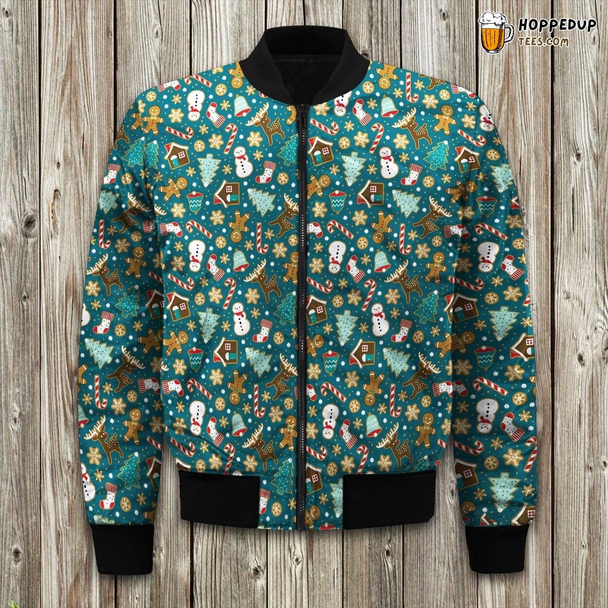 Christmas Christmas Fabric Bomber Jacket