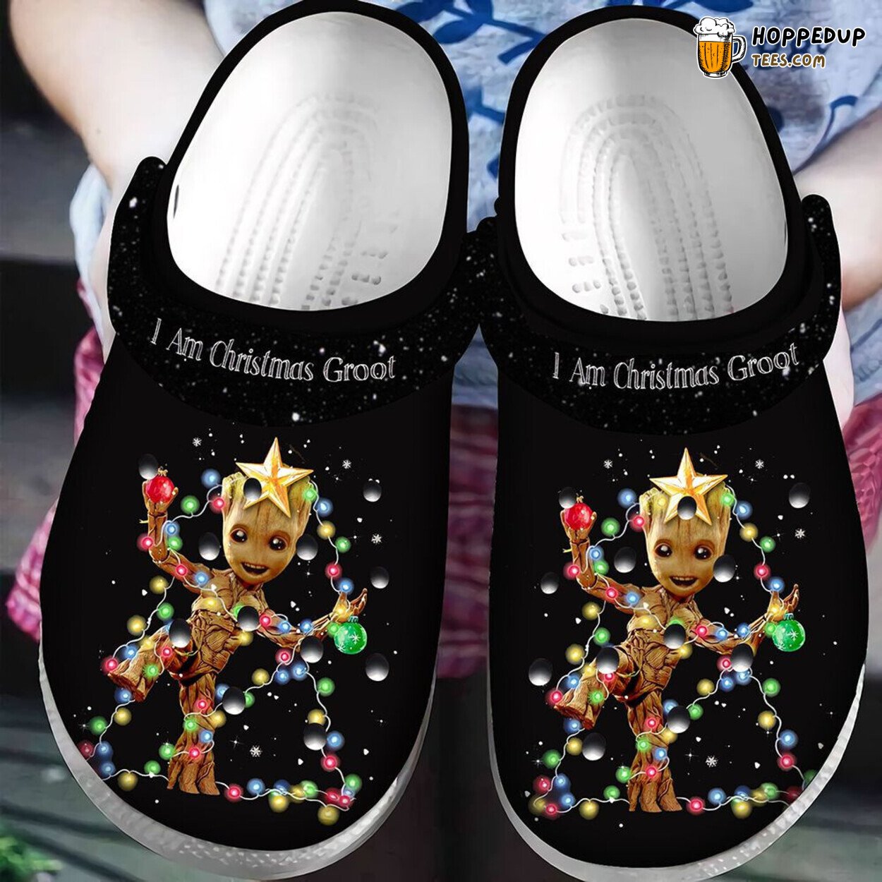 Christmas Groot Classic Comfortable Clogs Shoes Unique Festive Style