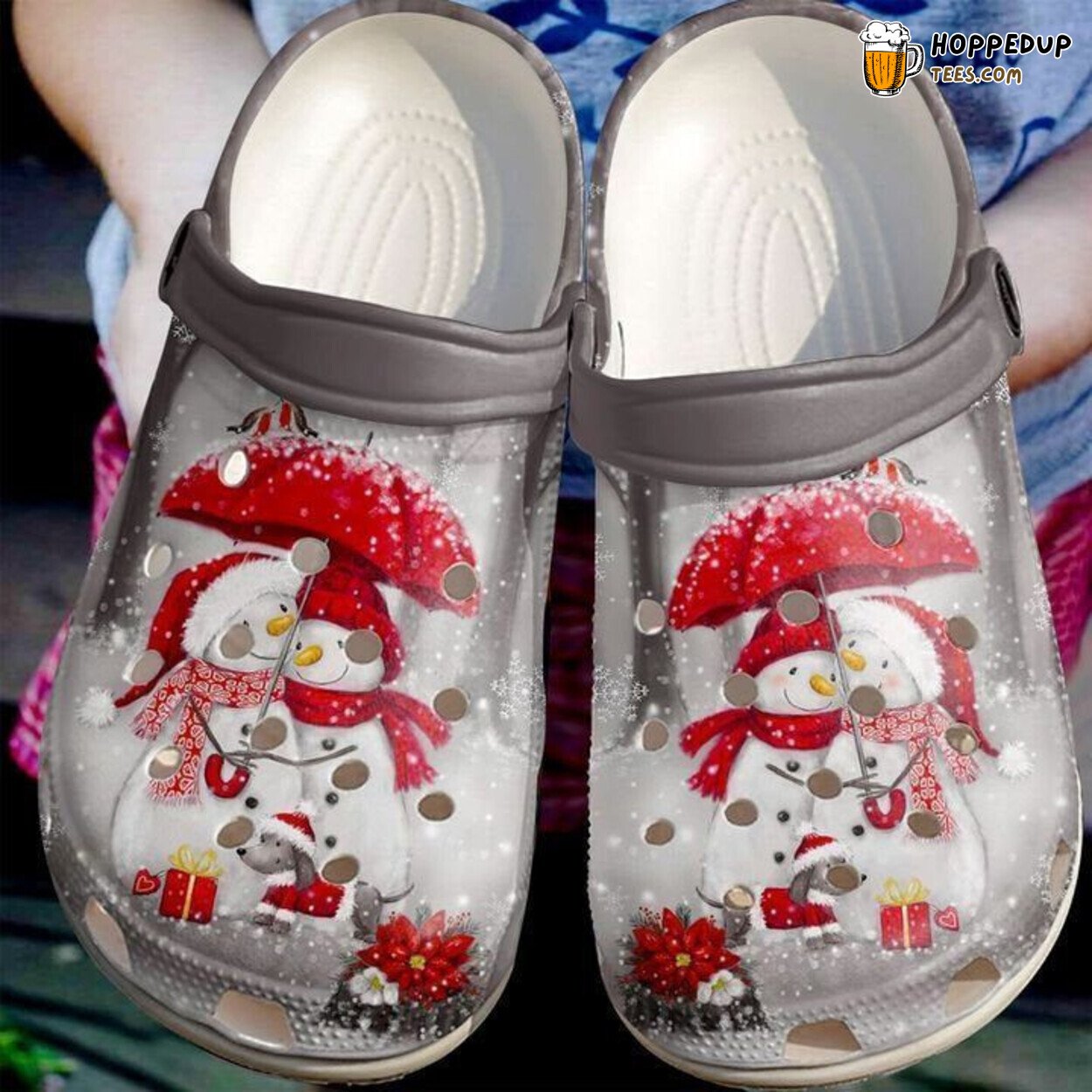 Christmas Personalized Merry Comfy Rubber Clog Shoes Festive