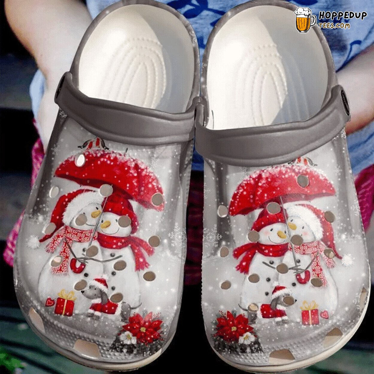 Christmas Personalized Merry Theme Classic Comfortable Clogs Shoes Festive