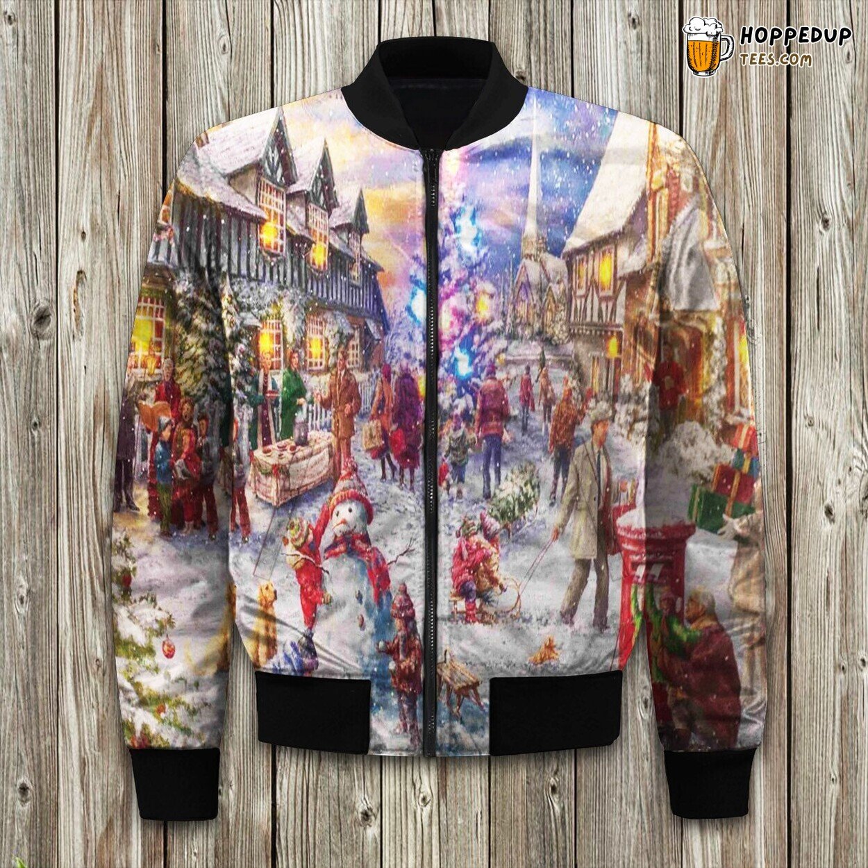 Christmas Winter Special Bomber Jacket Premium Tailoring Warm Design