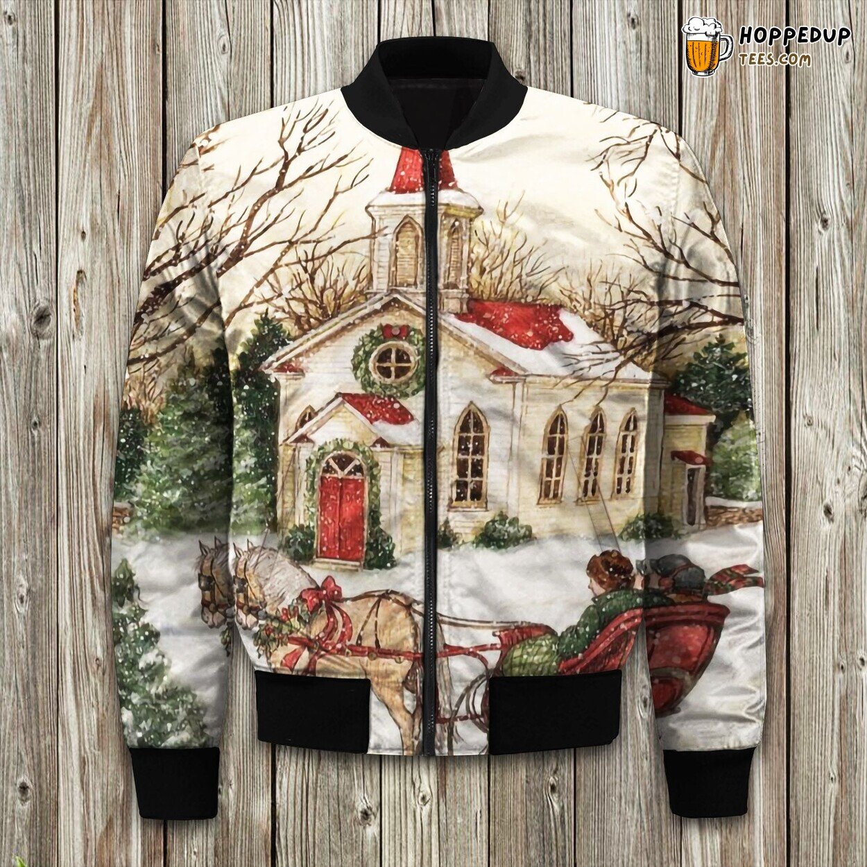 Church For Christmas Bomber Jacket