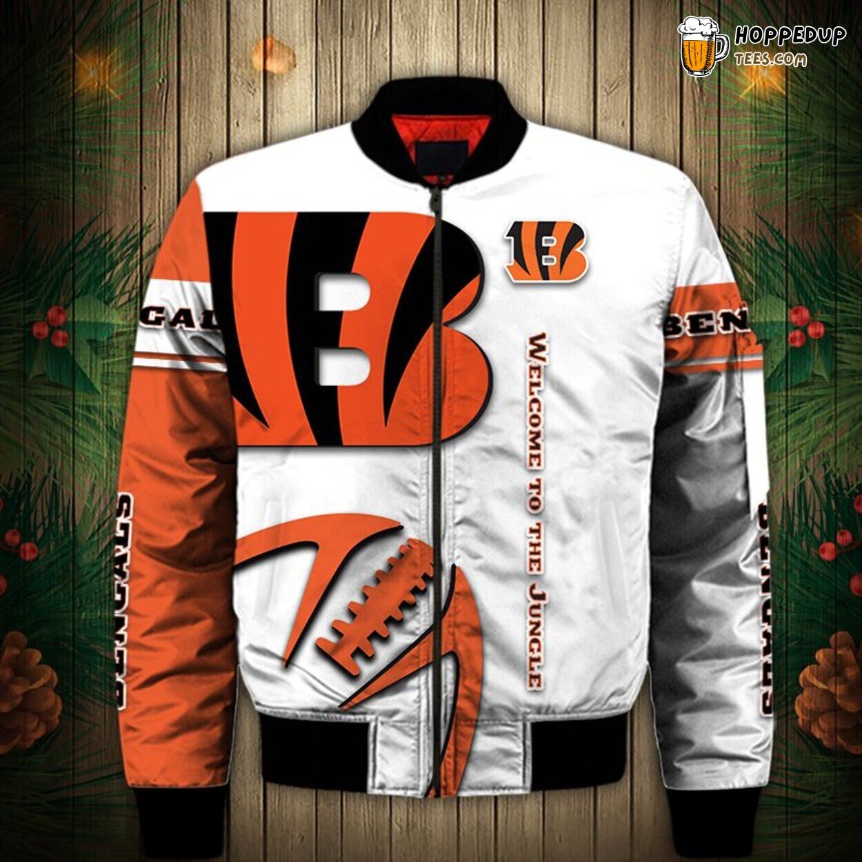 Cincinnati Bengals Bomber Jacket Balls Graphic Fans Dream Collection