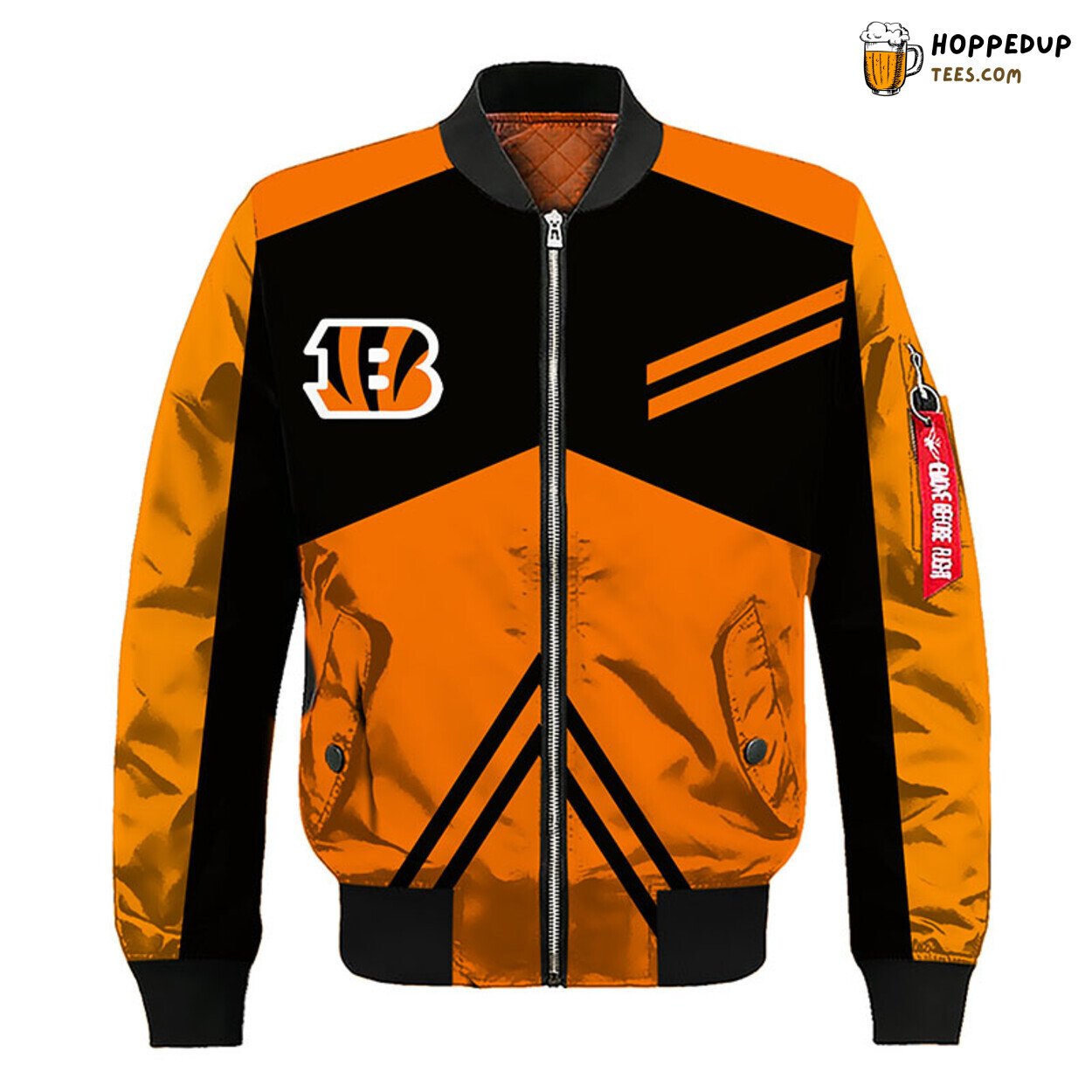 Cincinnati Bengals NFL Orange Black Unisex Bomber Jacket Unique Style