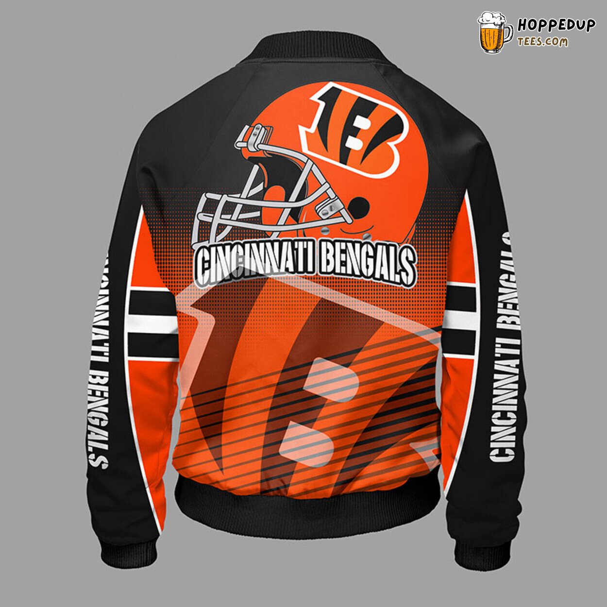 Cincinnati Bengals NFL Orange Bomber Jacket Unique Stylish Design