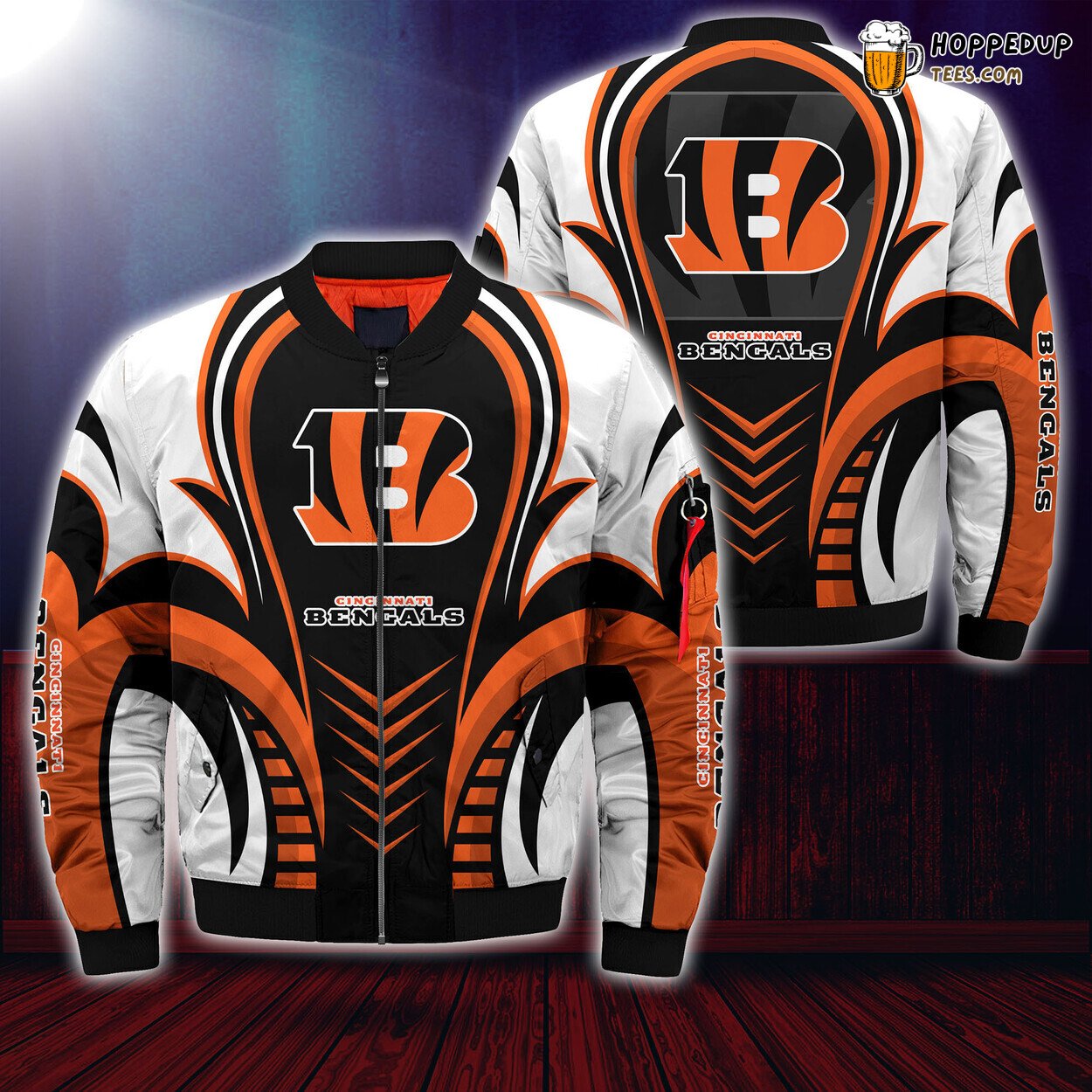 Cincinnati Bengals NFL Seasonal Edition Bomber Jacket Authentic Fan Choice