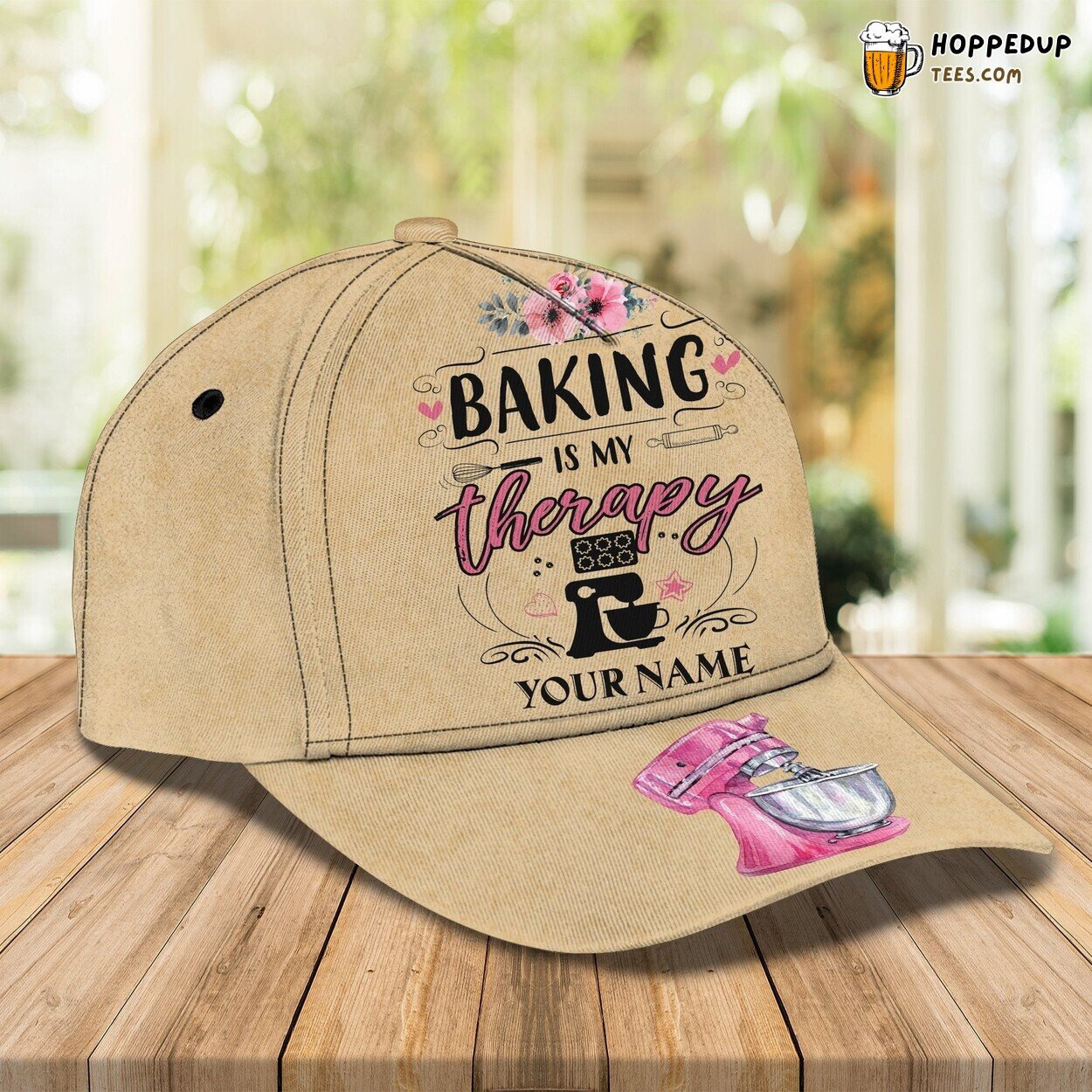 Classic 3D Cap Baking Personalized Name Unique Edition Artisanal Design