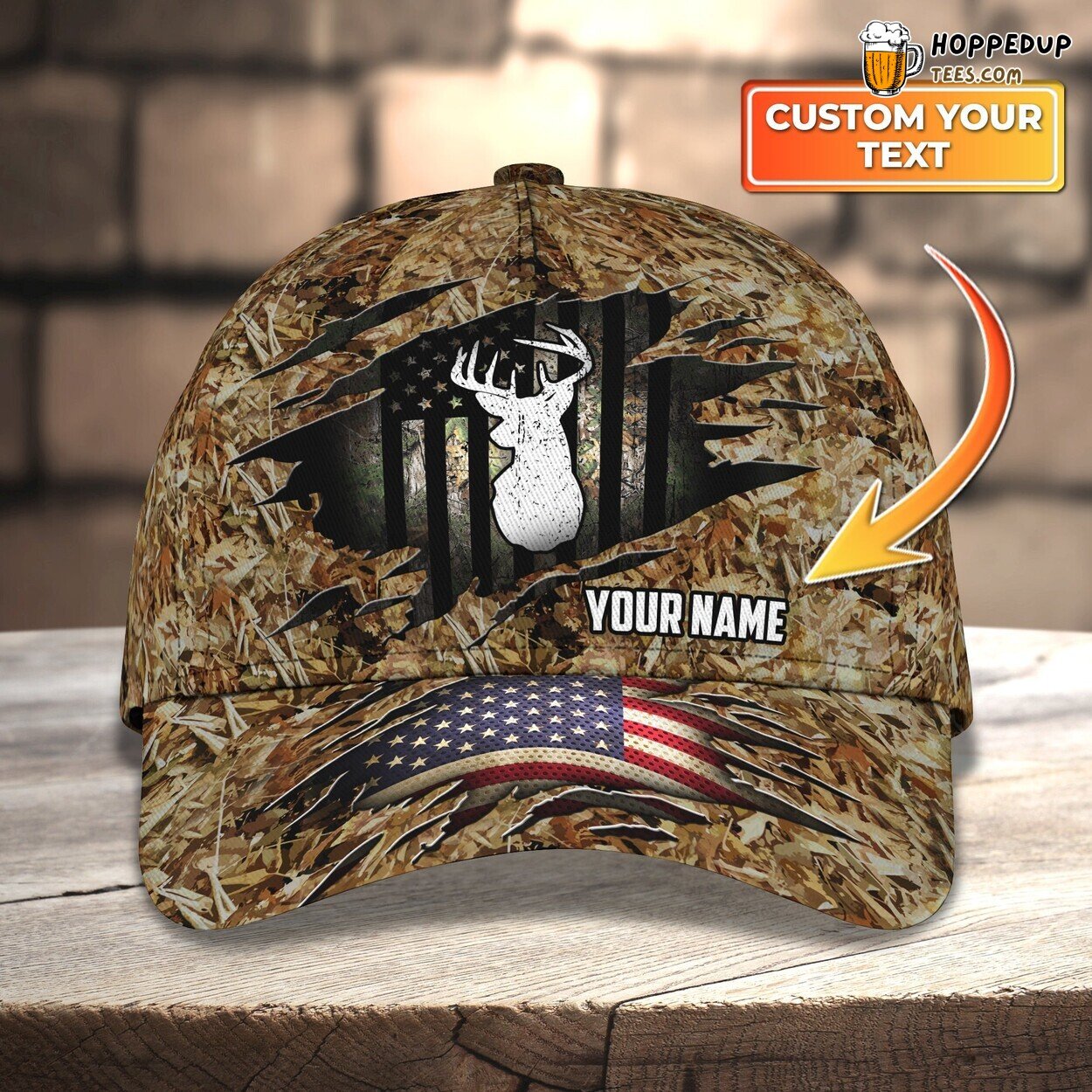 Classic 3D Cap Deer Hunting Camo Unique Edition Stealthy Design