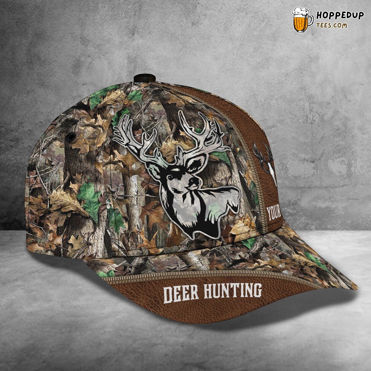 Classic 3D Cap Deer Hunting Personalized Name Unique Wilderness Fashion Look