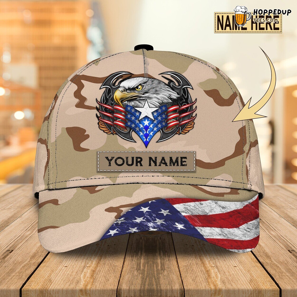 Classic 3D Cap DJ Design Personalized Name Unique Trendy Music Lover Style