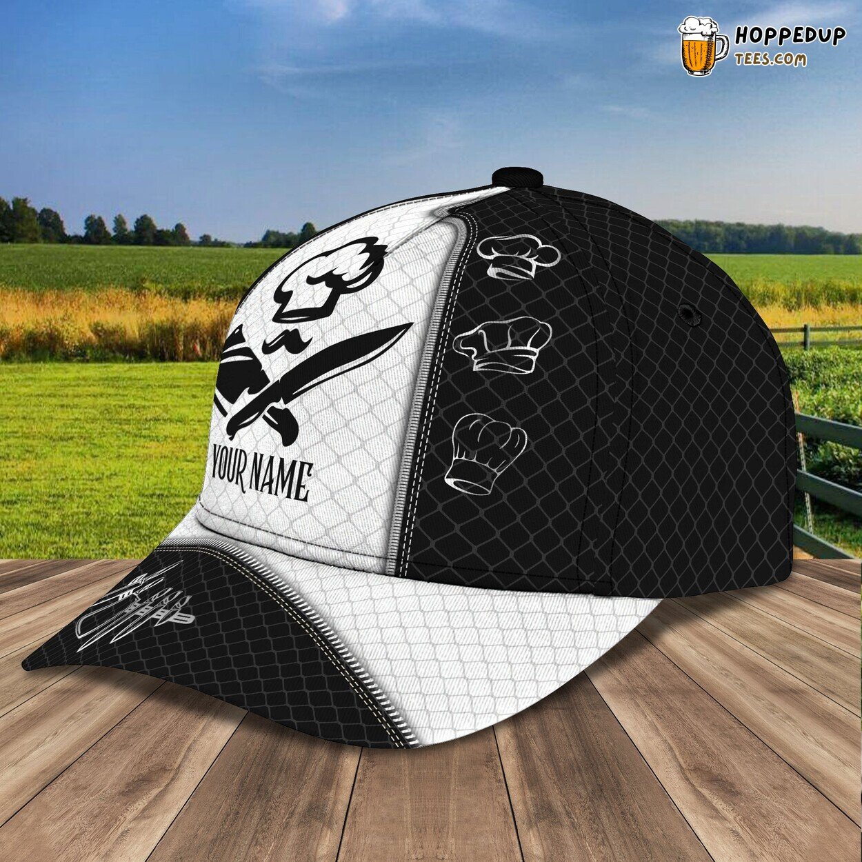 Classic 3D Cap Elite Chef Vision Personalized Name Unique Culinary Fashion Classic 3D Cap Elite Chef Vision Personalized Name Unique Culinary Fashion