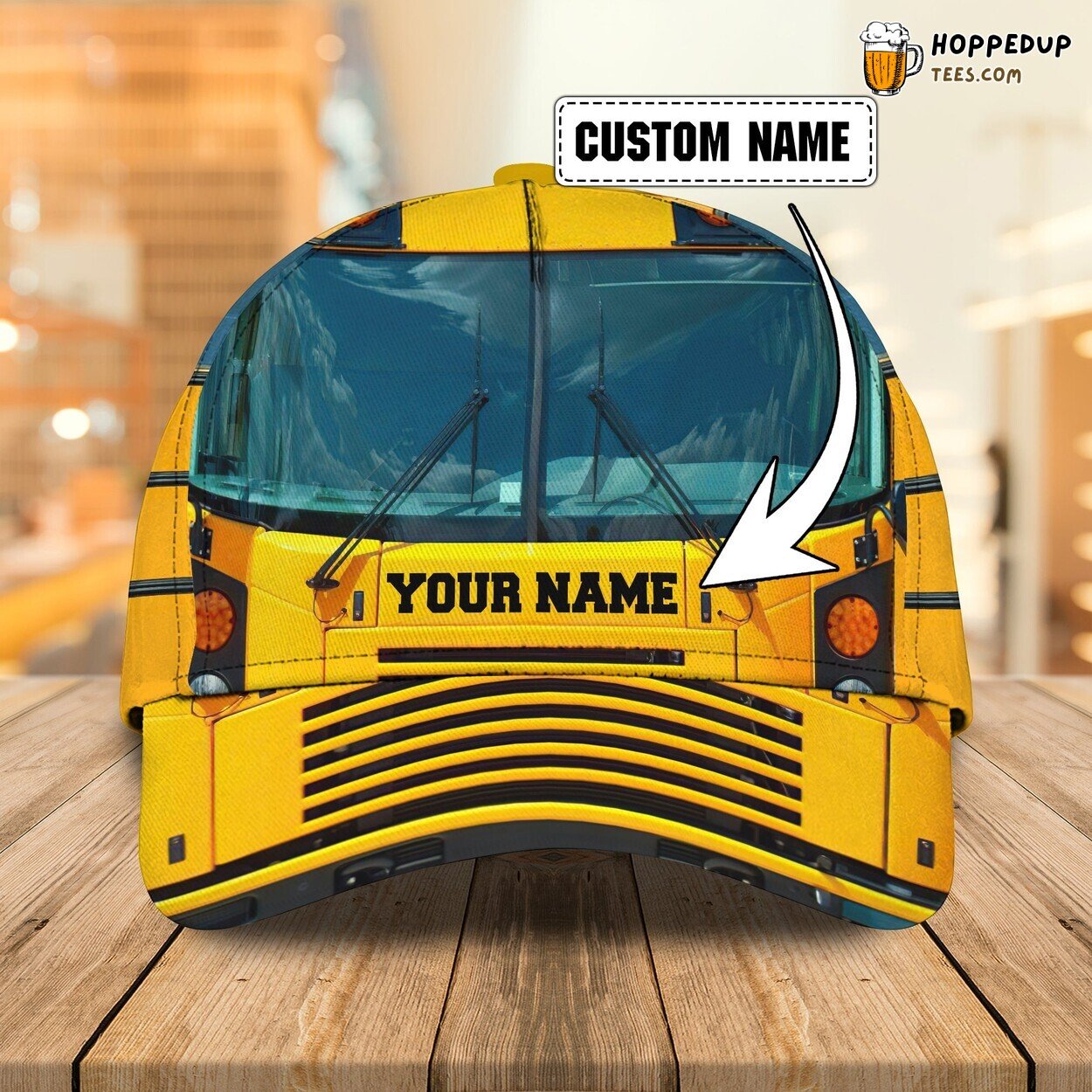 Classic 3D Cap Expert Bus Driver Personalized Name Unique Road Trend