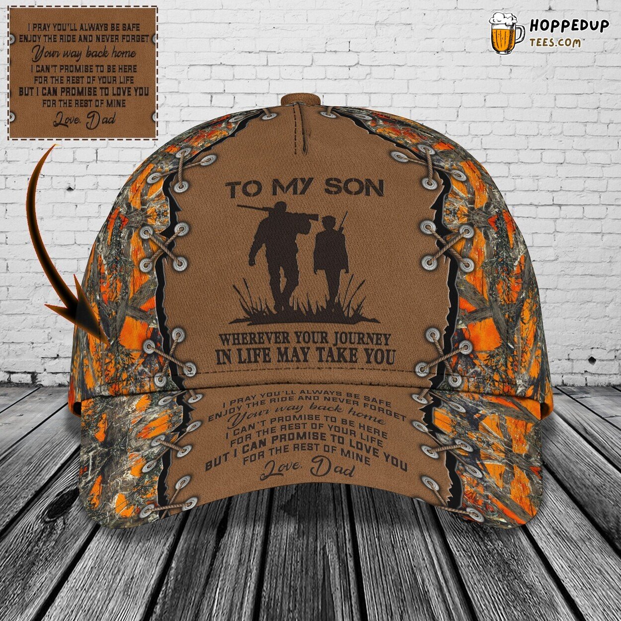 Classic 3D Cap Hunter Personalized Name Unique Edition Outdoor Design