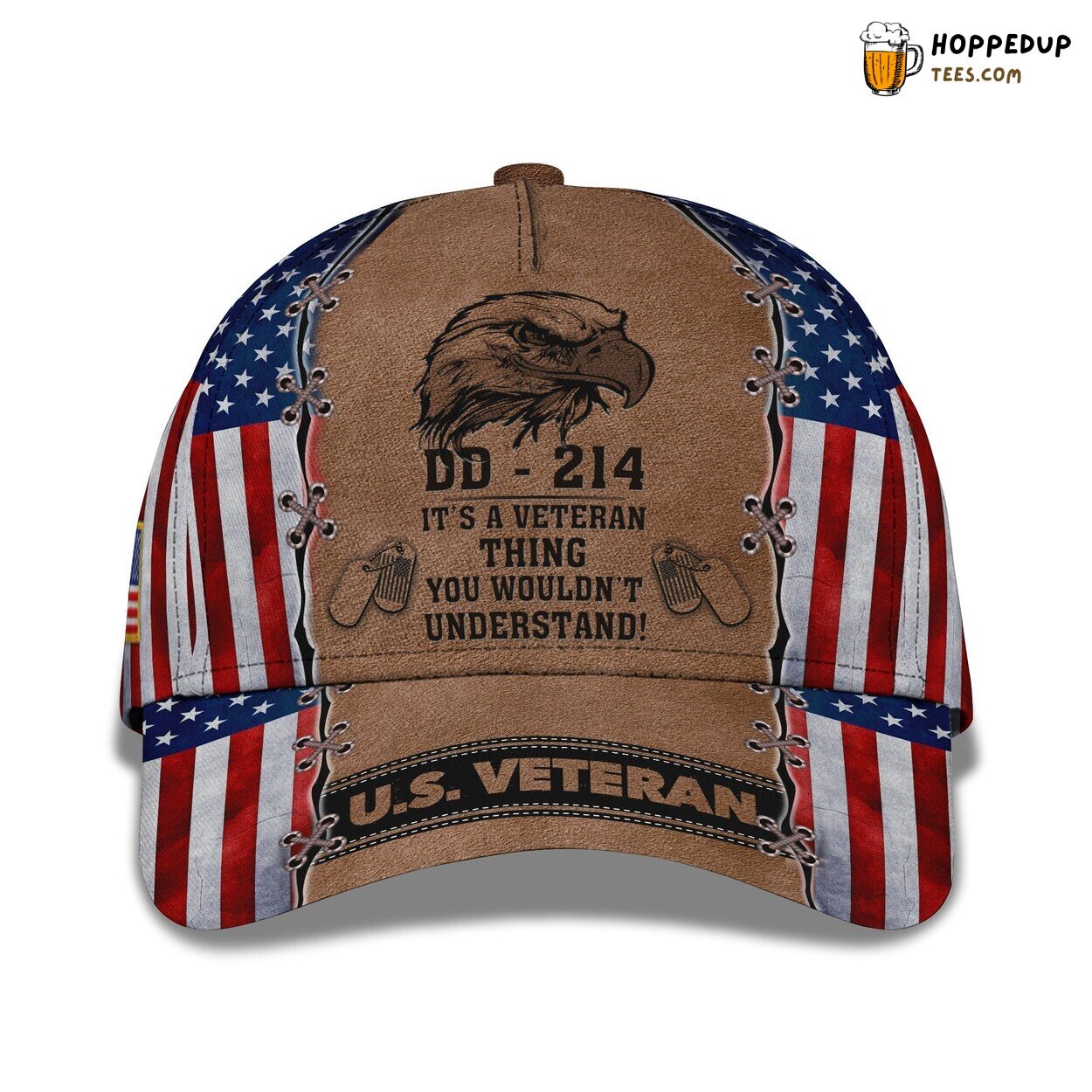 Classic 3D Cap It’S A Veteran Thing Personalized Name Unique Edition Design