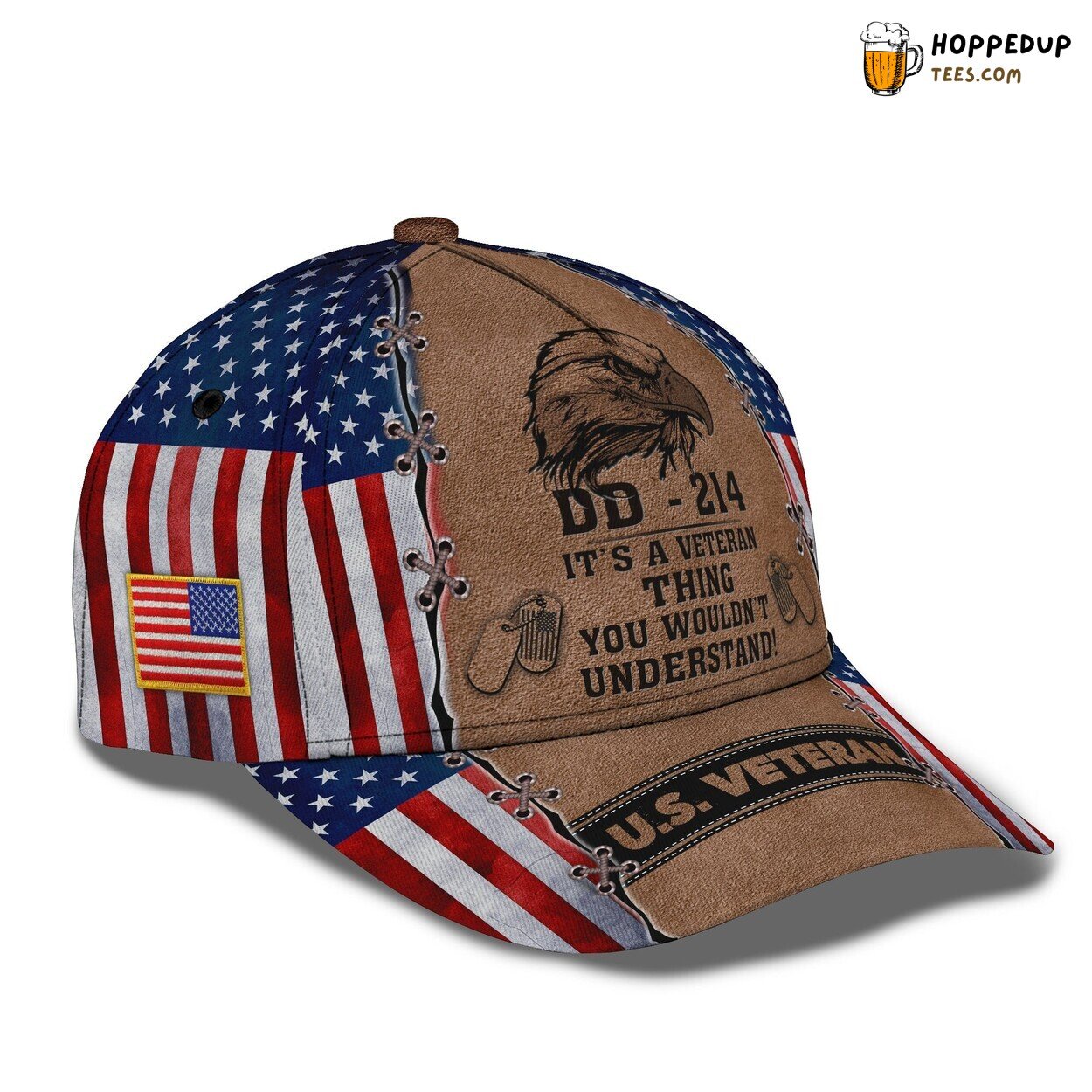 Classic 3D Cap It’S A Veteran Thing Personalized Name Unique Edition Design